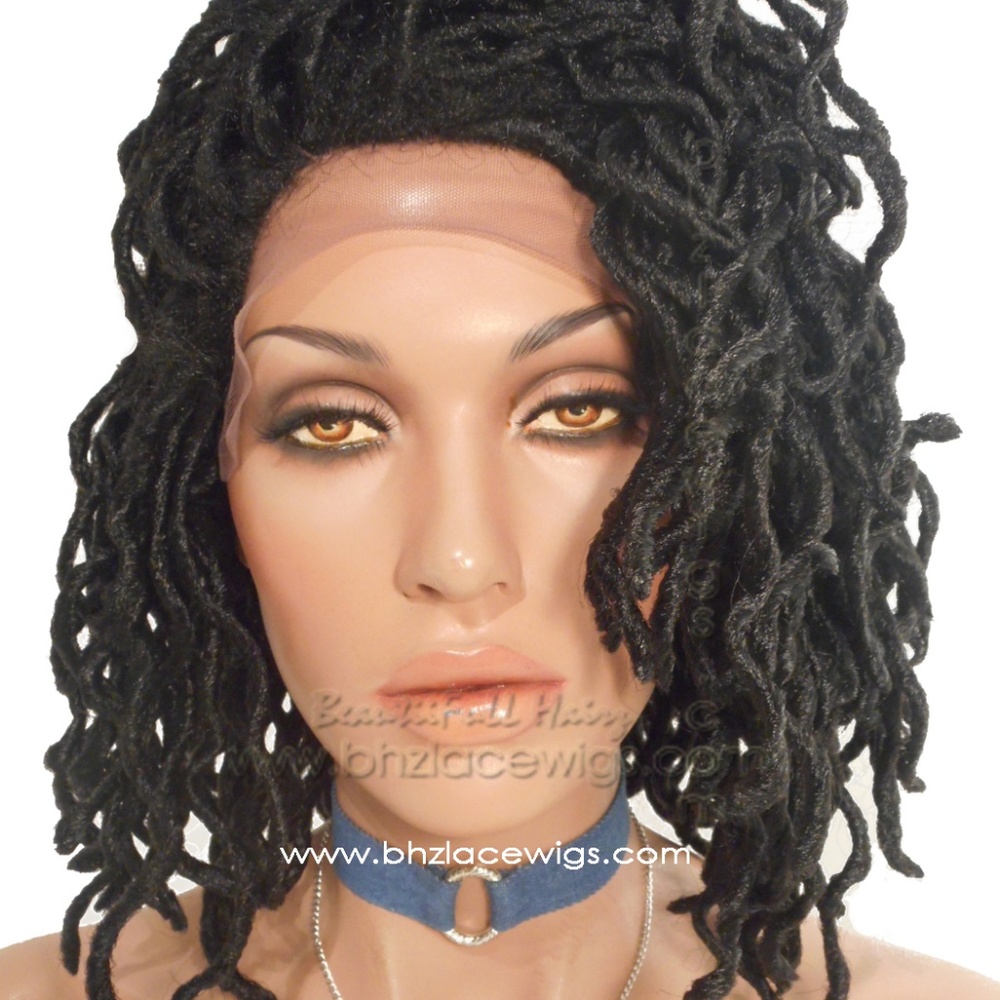 EXCLUSIVE! Sister loc faux locs dredlock wavy locs - Picture 4 of 8